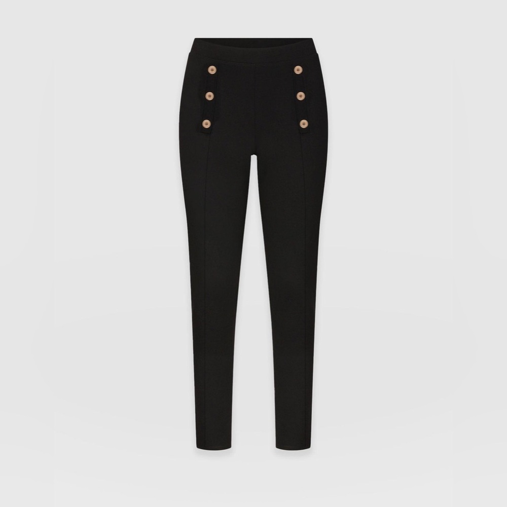 Saint + Sofia Chelsea Leggings Black Size 8